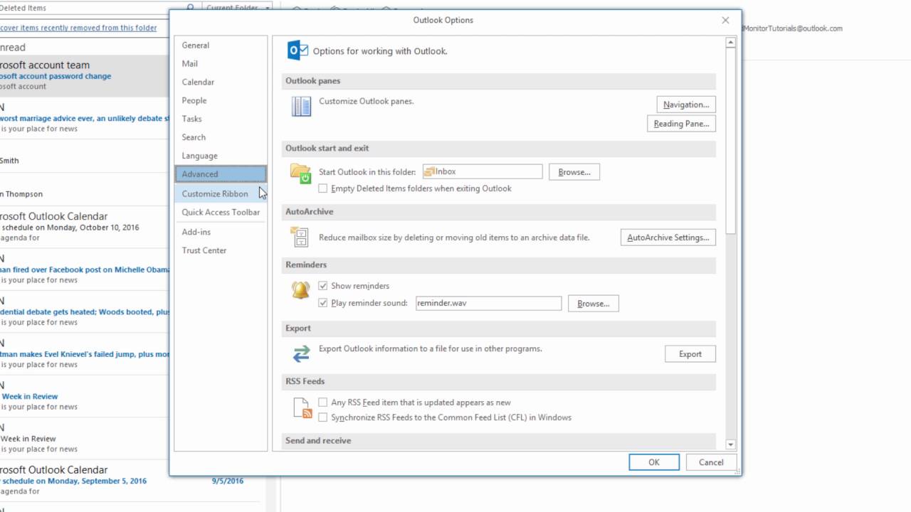 Purge Deleted Emails Automatically In Outlook YouTube