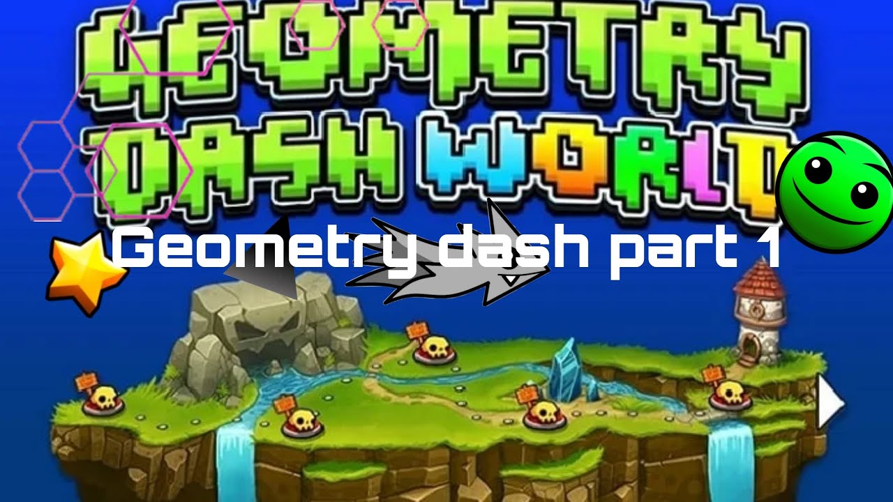 Playing geometry dash for the first time - YouTube