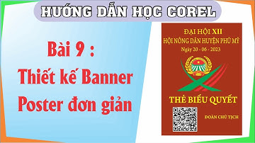 #9-học thiết kế đồ họa, thiết kế banner, poster bằng corel, Học corel cho người mới bắt đầu