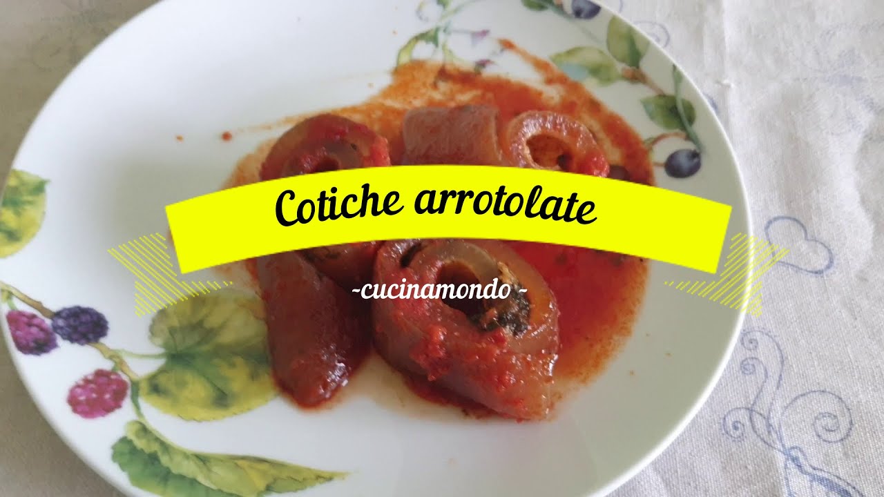 Cotica arrotolata nel sugo