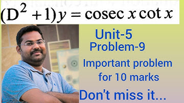 Method of variation of parameters in telugu@maths naresh eclass