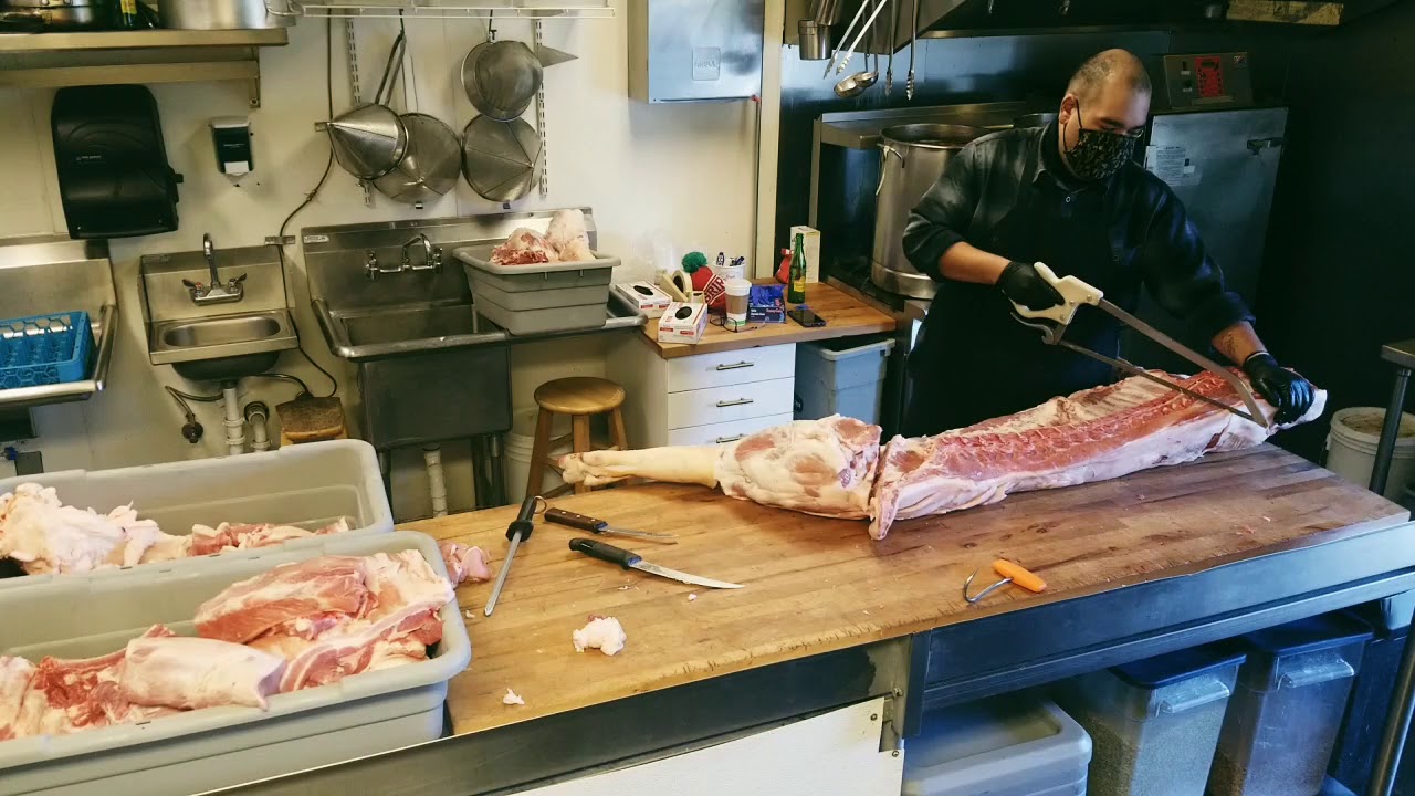 Breaking Down Half A Hog