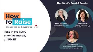 How To Raise: Donor Advised Funds, Prospect Development Metrics, and Ethical Due Diligence:MARC 2026