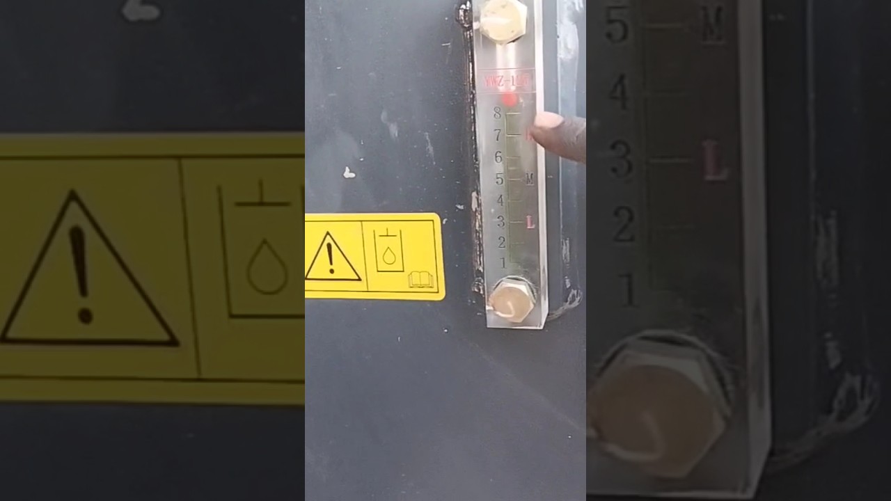 hydraulic tank level 🎚️ YouTube