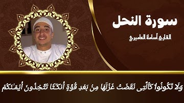 ماتيسر من سورة النحل القارئ أسامة العاميري