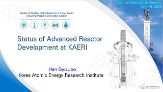 Status of Advanced Reactor Development at KAERI