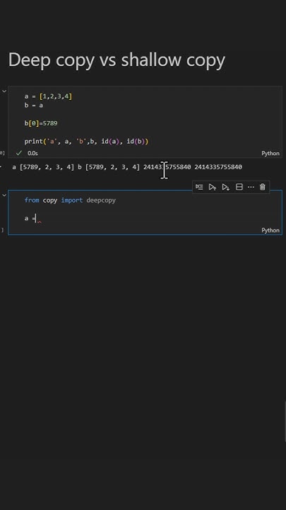 deep copy vs shallow copy|python tutorials|python for beginners # ...