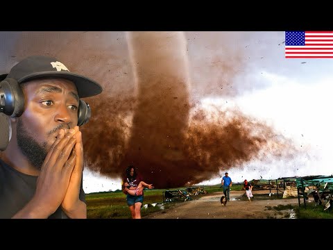 "I Was NOT Ready for This… 😳 British Reaction to a REAL Tornado Rescue in TEXAS