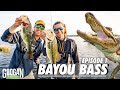 FISHING Gator INFESTED SWAMP LOADED With FISH! ( BAYOU BASS EP. 1 )