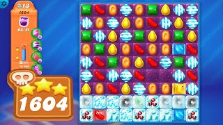 Candy Crush Soda Saga Level 1604 || Hard Level || 3 Stars 🌟🌟🌟