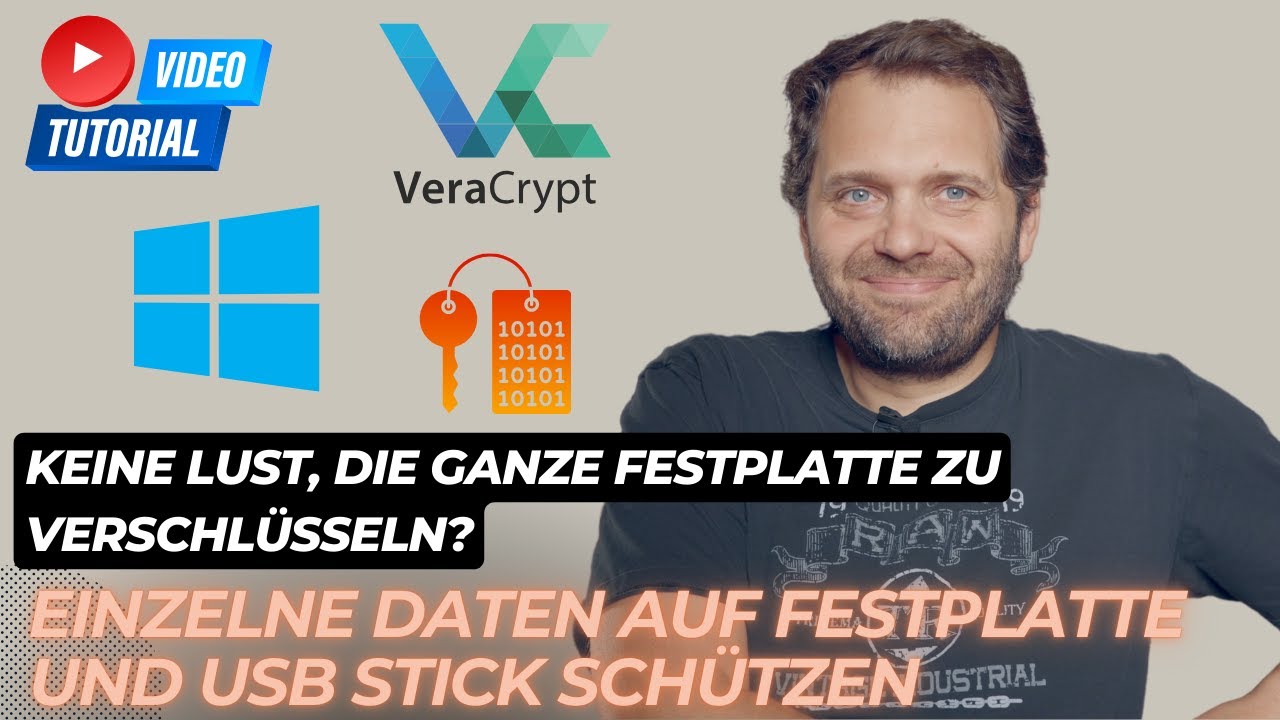 So schützt du einzelne Daten mit VeraCrypt Containern 🔑