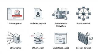 Every PC Hacker Attack Explained Phishing, Ransomware, DDoS & More!