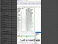 Excel ka hidden powerful function – DMAX!Chaliye 30 seconds me samjhte hain!#shortsfeed #dmax #excel