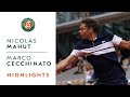 Nicolas mahut vs marco cecchinato  highlights du 1er tour  rolandgarros 2019