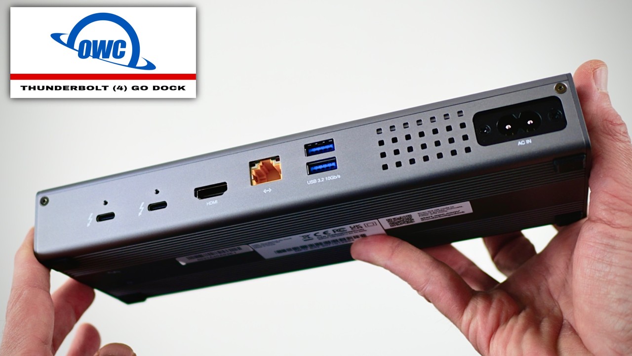 OWC (Other World Computing) Thunderbolt Go Dock Short Review - YouTube