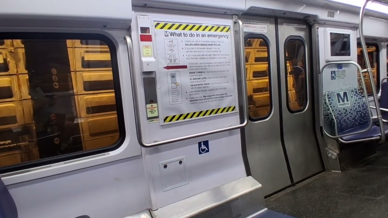 WMATA Largo bound Kawasaki 7475 silver line ride - YouTube