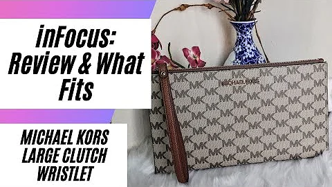 inFocus: Michael Kors Large Clutch Wristlet & What Fits Inside