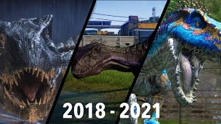 INDORAPTOR EVOLUTION (2018 - 2021) Jurassic World