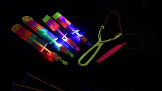 Amazing 588 arrow helicopter Elastic Rocket with LED