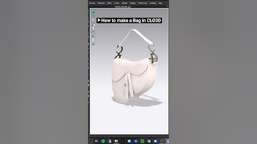 How to make a bag in CLO #digitalfashion
