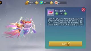 Utopia Origin - Koi Fist Gift 160 boxes (Koi Fish Pack) (Lin Fox Pack) - Unlocked for $230 in total