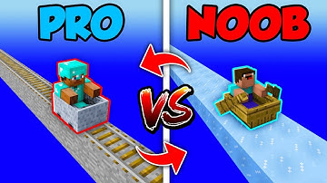 Minecraft NOOB vs. PRO : SWAPPED FASTEST TRAVEL in Minecraft (Compilation)