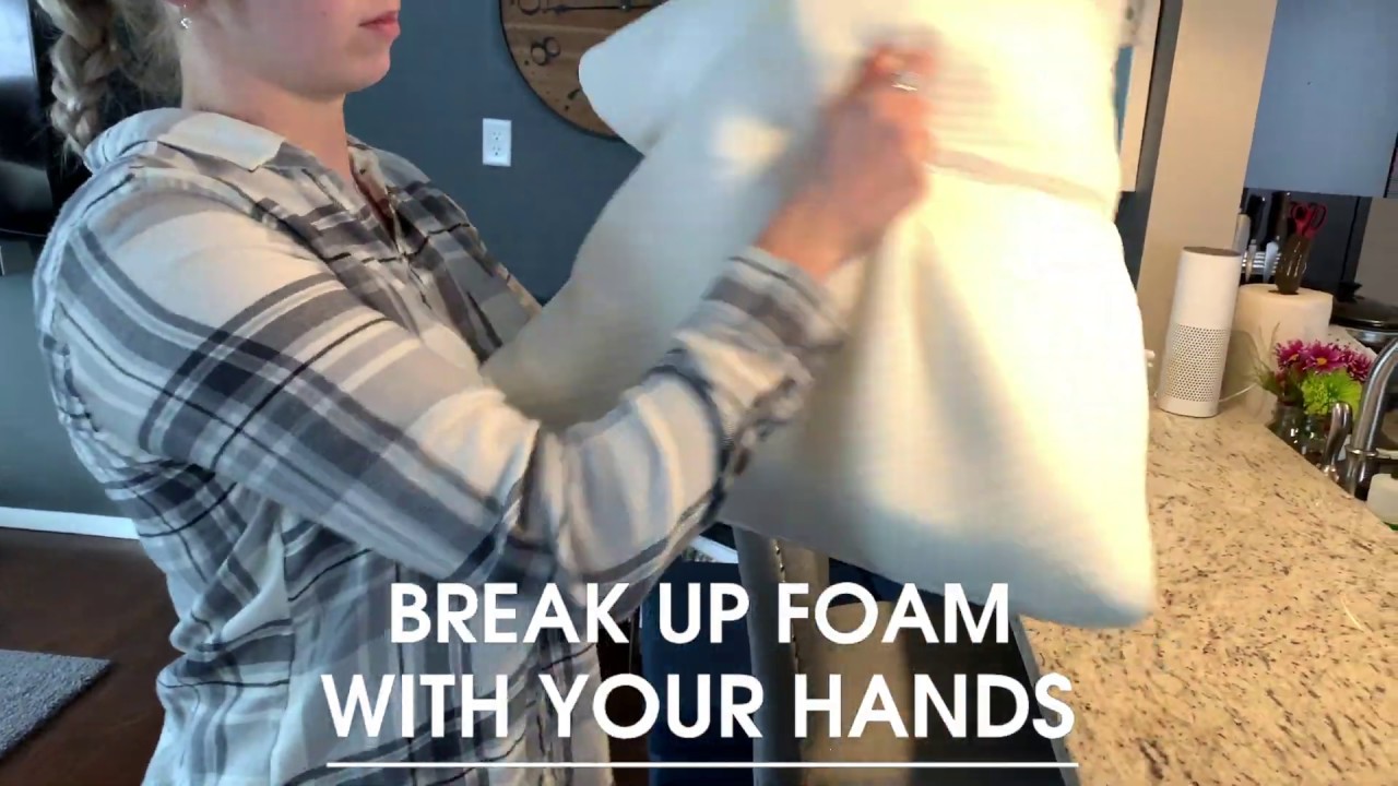 How To Fluff Your Movann Shredded Memory Foam Pillow