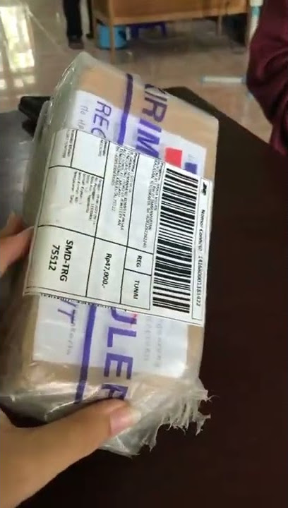 Paket dibobol di JNE