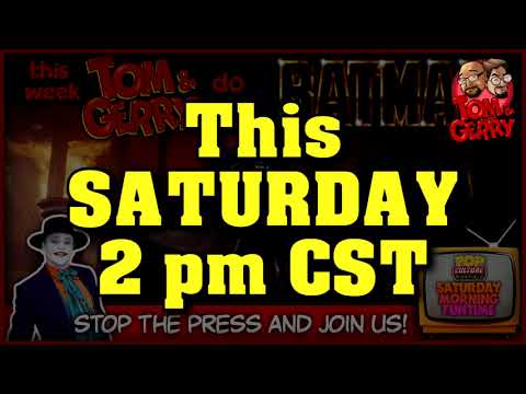 Promo for Saturday's Tom & Gerry do Batman '89