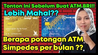 Berapa Potongan ATM BRI Simpedes Per Bulan | Biaya Administrasi BRI Terbaru 2023 2024