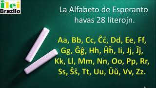 LA ALFABETO DE ESPERANTO #esperanto