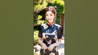 A.I. beauty girl lookbook: Asian traditional style.