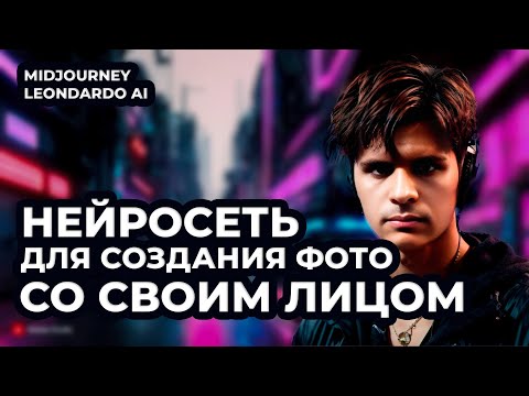 Как создать фото со своим лицом в нейросети Midjourney или Leonardo AI?