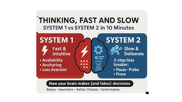 Thinking, Fast and Slow — System 1 vs System 2 Explained in 15 Minutes