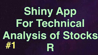 Shiny App For Technical Analysis of Technology Stocks #1 screenshot 5