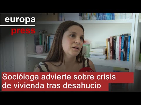 Sociologist on Maricarmen's eviction: "The housing situation is a powder keg"