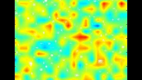 kinetic/dynamic Monte Carlo simulation of particle density fluctuations on crystal sub lattice