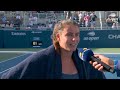 Emma Navarro On-Court Interview | 2026 US Open Round 3