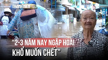 Khổ vì triều cường: Người dân Cần Thơ chật vật tát nước, dời đồ