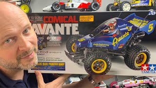 Avante Comical First Look & Detailed Unboxing. Tamiya Kit 58678 Chassi GF01CB RC Buggy