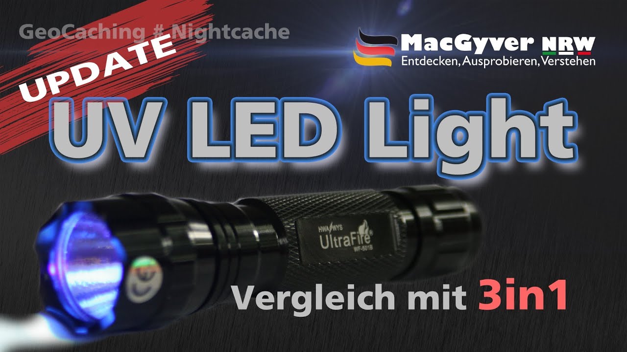 Geocaching Uv Lampe Test Geocaching Uv Lampe Test