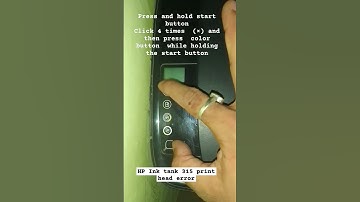 Hp Ink tank 315 printer printhead error solution.