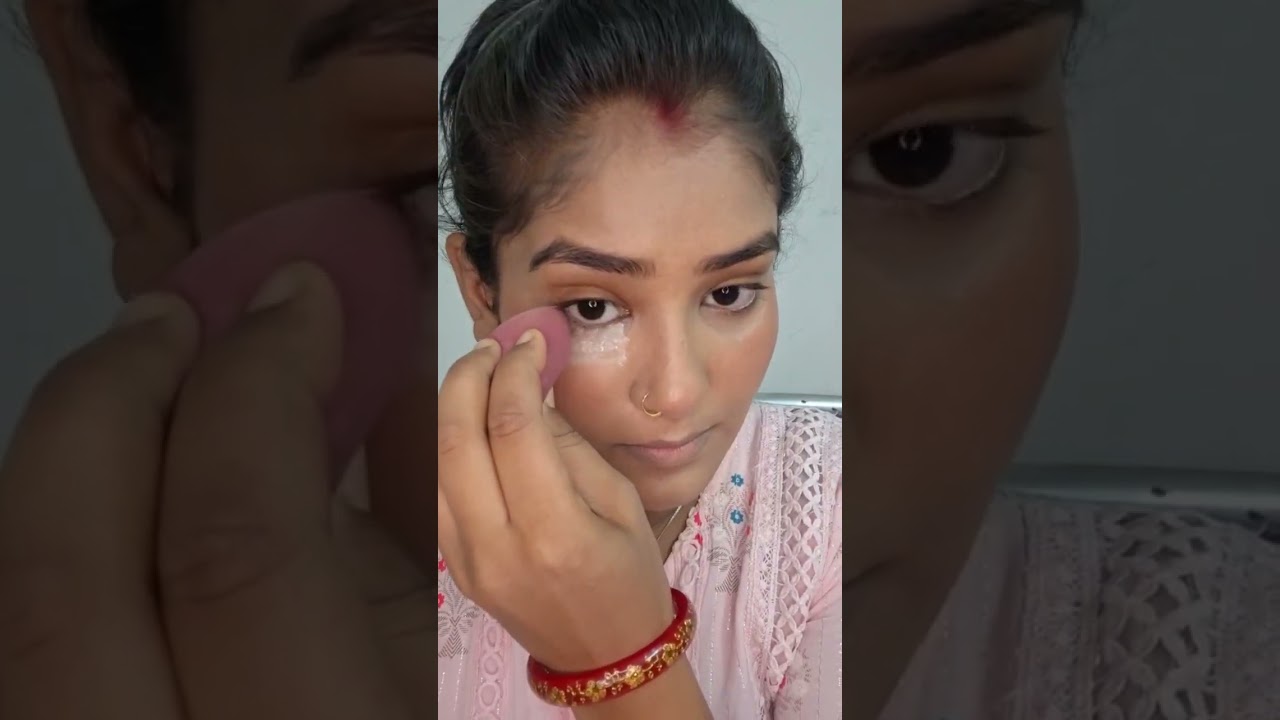 Trying This Doll Eye Makeup!! Indian Doll Makeup Look!! 