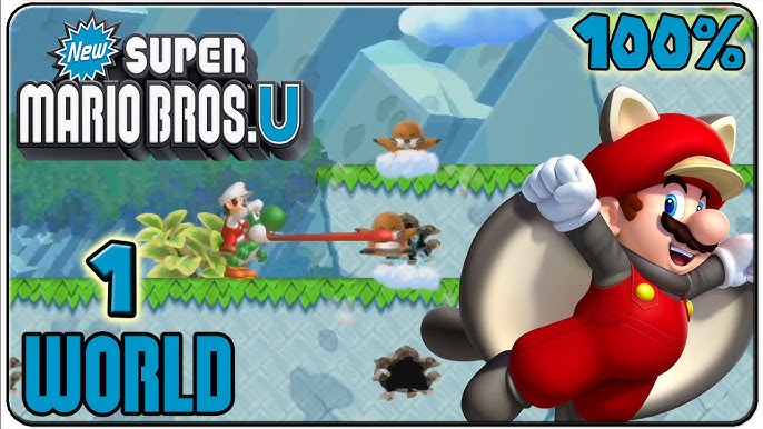 New Super Mario Bros Wii Worlds 1 - 9 Full Game (100%) 