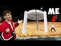 Surprising Airrack with the World&#39;s Largest Pizza Topper (Gone Wrong)