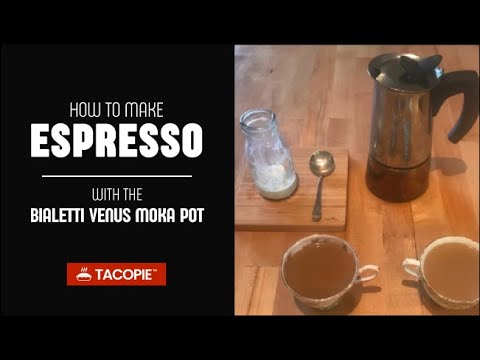 How To Use the Bialetti Venus Moka Pot Espresso Coffee 