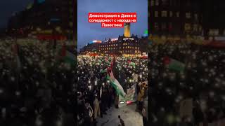 Демонстрация в Дания в солидарност с народа на Палестина