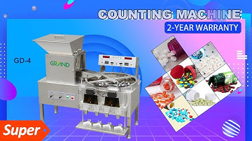 YL-4 semi auto capsule tablet candy counting and bottling machine