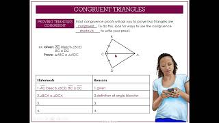 Congruent Triangles Proofs Notes Video