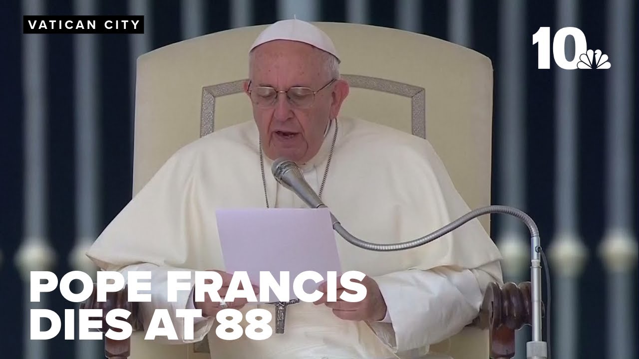 ⁣Pope Francis dies at 88